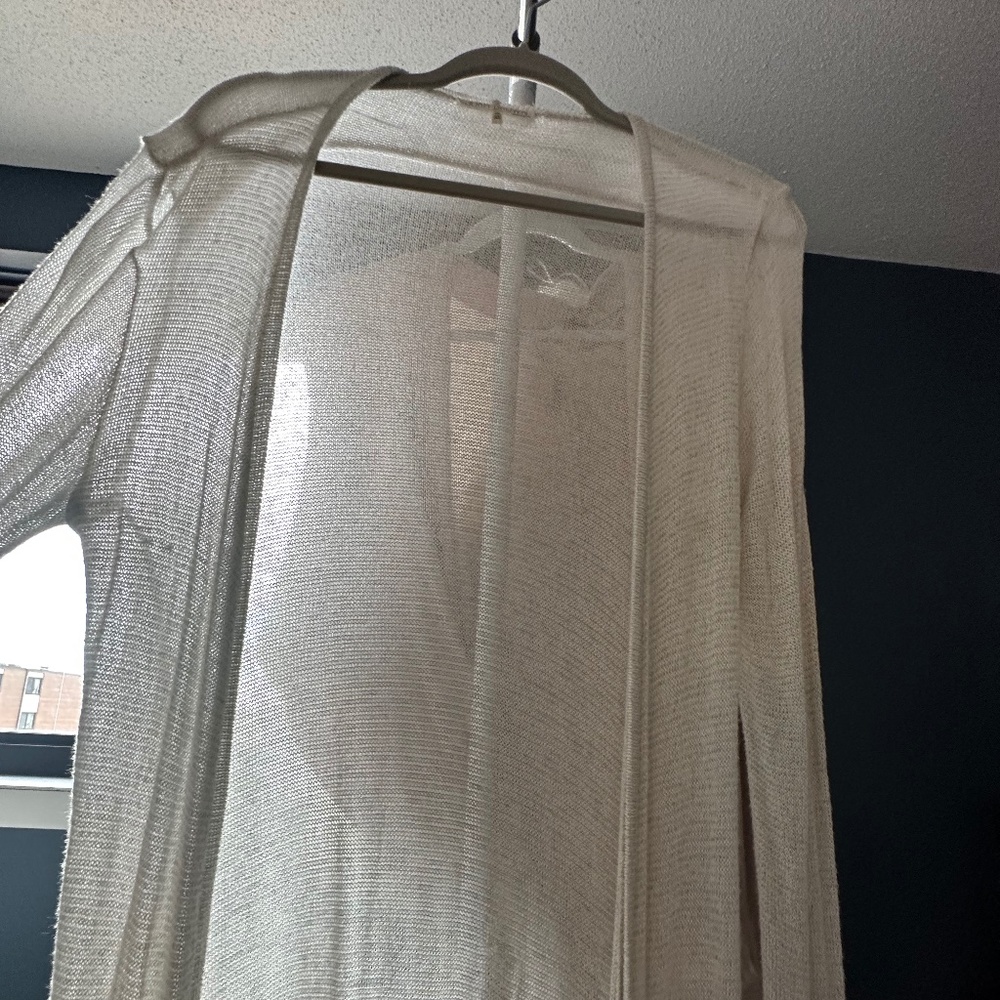 JOAH BROWN White Knit Sweater